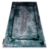 Covor DE LUXE modern 624 Cadru - structural gri / verde, 160x220 cm, Dreptunghi, Poliester