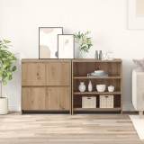 vidaXL Bufet 2 pcs stejar artizanal 70 x 41 x 75 cm Lemn compozit