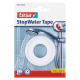 Bandă Tesa StopWater, teflon, albă, adezivă, 12 mm, L-12 m