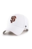 47 brand sapca MLB San Francisco Giants culoarea alb, cu imprimeu, B-MVP22WBV-WH