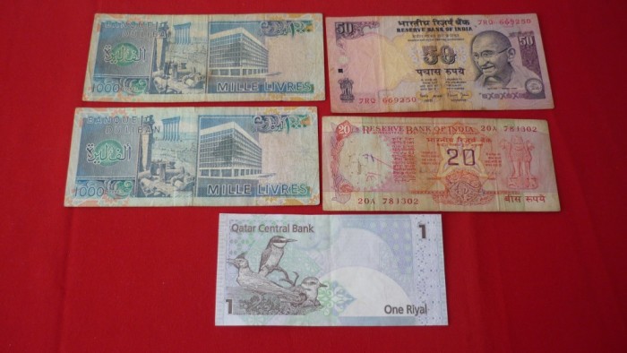 LOT BANCNOTE STRAINE