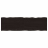 VidaXL Blat masă, 140x40x(2-6) cm, maro, lemn tratat contur organic