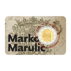 Croatia2 euro 2024 comemorativ, Marulic, coincard