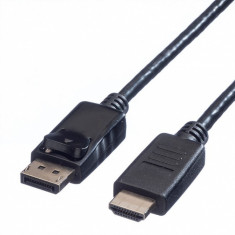 Cablu Displayport la HDMI Full HD T-T 1m Negru, Value 11.99.5780