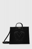 Cumpara ieftin Love Moschino poseta culoarea negru