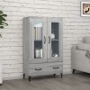 VidaXL Dulap &icirc;nalt, gri sonoma, 70x31x115 cm, lemn compozit 817481