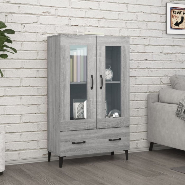 vidaXL Dulap &icirc;nalt, gri sonoma, 70x31x115 cm, lemn compozit 817481