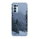 Husa compatibila cu Oppo Find X5 Lite model Winter forest, Silicon, TPU, Viceversa, Transparent, Carcasa