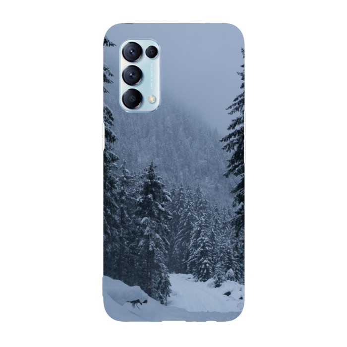 Husa compatibila cu Oppo Find X3 Lite model Winter forest, Silicon, TPU, Viceversa