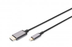 Cablu Digitus USB-C- HDMI 1.8m Black foto