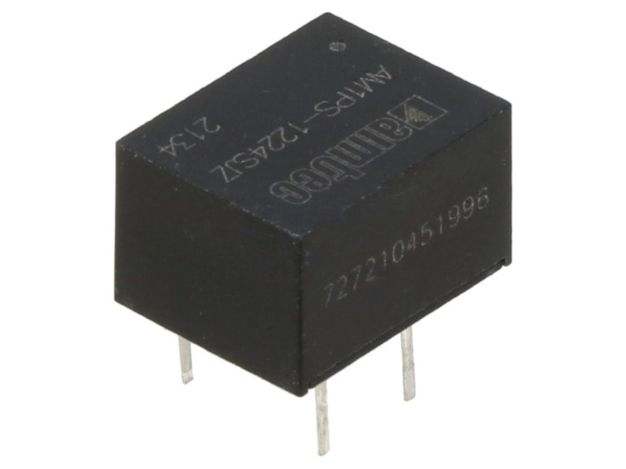 Convertor DC/DC 1W 12V la 24V