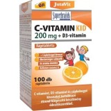 Vitamina C 200mg pentru Copii cu Gust de Portocale 100tb masticabile