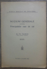 Notiuni generale asupra principalelor rase de cai/ 1930 foto