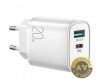 Incarcator Retea Joyroom L-QP2011 20W 3A 1 x USB-A - 1 x USB-C Alb
