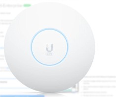 UBIQUITI Unifi6 Enterprise Access Point, U6-ENTERPRISE, Tri-Band WIFI6, 2.4 GHz foto