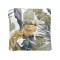 Perna pentru scaun, 40x40 cm, Frunze, Rezistent la apa, Poliester/Spuma, ATU-082567