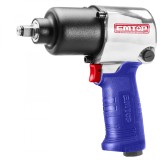 Pistol Pneumatic EMTOP EATL126801, 1/2&quot;, 610Nm, Mecanism Ciocan Dublu, 3 Capete incluse 17mm, 19mm, 21mm, Presiune 6.3 Bar, Ideal pentru garaje, ateli