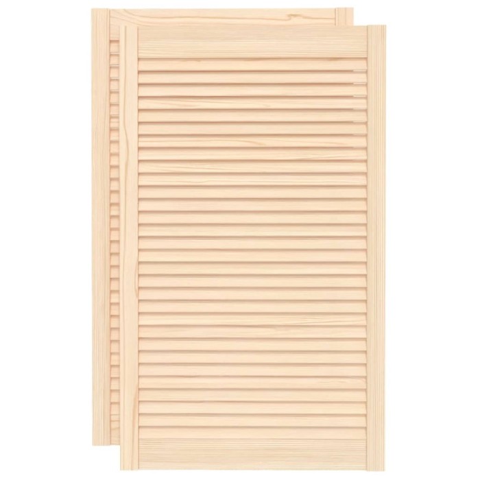Usi de dulap design lambriu 2 buc. 99,3x59,4 cm lemn masiv pin