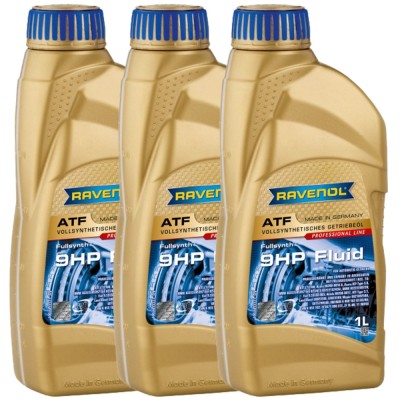 Pachet 3 litri ulei Ravenol ATF 9HP Fluid pentru transmisie automata foto