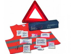 Kit siguranta auto Holthaus Medical (vesta, triunghi, trusa prim ajutor) foto