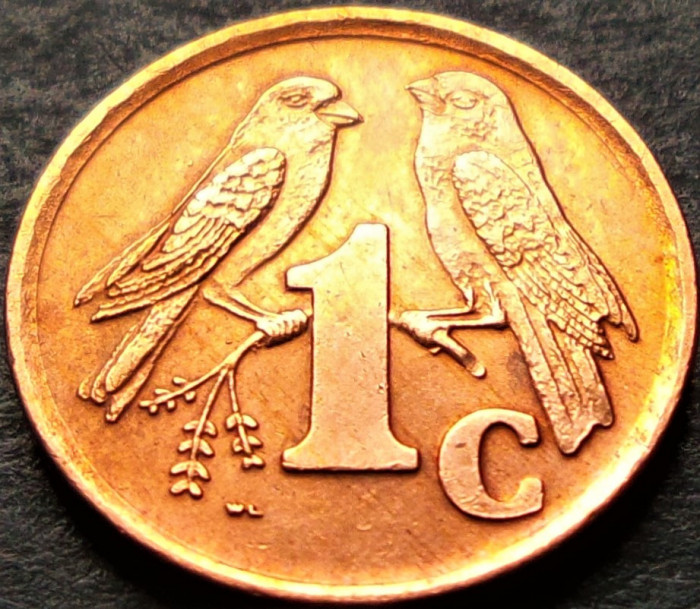 Moneda 1 CENT - AFRICA de SUD, anul 1996 * cod 5291 = UNC - ININGIZIMU AFRIKA