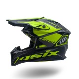 Casca motocross/atv Asix 189, culoare negru/verde, marime S Cod Produs: MX_NEW ASIX189-94