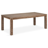 Rectangular Solid Acacia Dining Table 200x100 cm Alaska