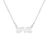Nora - Colier Love cu labuta din argint 925
