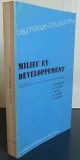 Milieu et developpement / C. B. Hindley, F. Duyckaerts, I. Lezine, Reuchlin, Zempleni