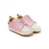 Pantofi Fetite Bibi Afeto Joy Sugar cu Siret Elastic 19 EU, Auriu, BIBI Shoes