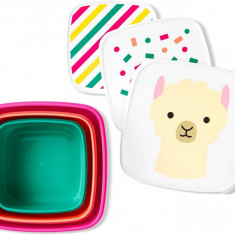 Set 3 cutii pentru pranz Zoo Lama, 1 bucata, Skip Hop