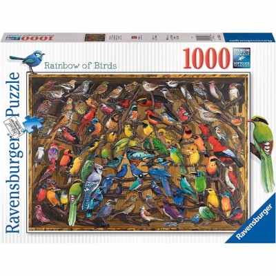 Puzzle Curcubeu De Pasari, 1000 Piese foto