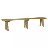 Cumpara ieftin Banca de gradina, 220 cm, lemn masiv de pin impregnat