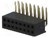 Conector 16 pini, seria {{Serie conector}}, pas pini 1,27mm, CONNFLY - DS1065-14-2*8S8BR