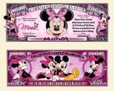 !! SUA = FANTASY NOTE (TJ6) = DESENE ANIMATE : MINNIE MOUSE - 2020 - UNC