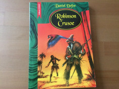 robinson crusoe daniel defoe editura corint 2002 ilustrata carte povesti copii foto