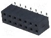 Conector 14 pini, seria {{Serie conector}}, pas pini 2.54mm, NINIGI - ZL264-14DG