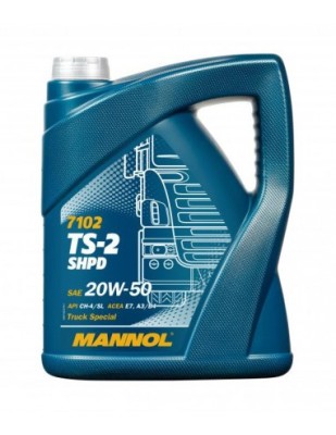 Ulei pentru motor MANNOL TS-2 SHPD 20W-50- 5L foto