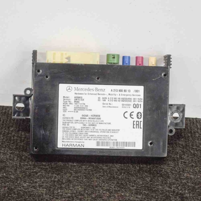 Modul de control Bluetooth MERCEDES-BENZ C Cabrio A205 2016 OEM: A2139019503,A2139029208,A2139008013 10157464