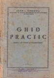 Ioan I. Ionescu - Ghid practic. Tabele si formule folositoare (1942), 48 pagini, 10x18cm, coperti brosate, romana