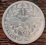 (M2560) MONEDA NOUA CALEDONIE - 1 FRANC 1983, ADMINISTRATIE FRANCEZA, Australia si Oceania, Aluminiu