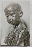 Carte postala, Bust de copil de C. Brancusi, perioada de inceput a comunismului