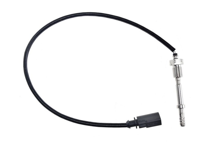 Senzor temperatura filtru particule Vw Crafter 30-35, 30-50 2.0tdi 2011-, Multivan, Transporter T5 2.0tdi 2012-, in fata turbocompresorului, lungime