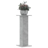 vidaXL Suport de plante, 2 buc., gri beton, 30x30x80 cm lemn prelucrat 3307867