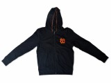 Chicago Blackhawks hanorac de bărbați cu glugă NHL Full Zip Alternate Orange - M