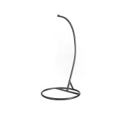 Suport Scaun Suspendat Leziter Negru Otel 195x102cm Sarcina Max 150kg Rezistent Exterior Pentru Fotoliu Tip Havana