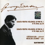 George Enescu - violoncel Cătălin Ilea , pian Nicolae Licareț - Sonata Pentru Violoncel Și Pian Nr. 1 &Icirc;n Fa Minor, Op. 26 / Sonata Pentru Violoncel Și