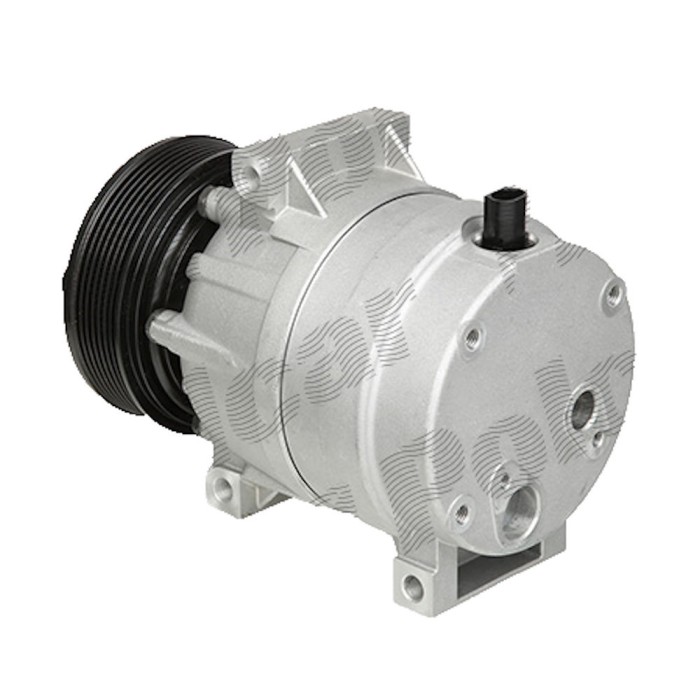 Compresor aer conditionat Renault Laguna 2 (G) 2001-2005, motorizare 1.9 dci, 68/81/88/96kw, diesel, rola curea 119 mm, 7 caneluri, tip Delphi/Harris