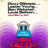 VINIL Dizzy Gillespie, Lester Young, Ben Webster, Louis Bellson (VG++), Jazz