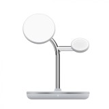 Cumpara ieftin Incarcator wireless birou Tellur, 3-in-1, MFI, certificat MagSafe 15W, Watch